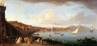 Bucht von Neapel vom Norden von Claude Joseph Vernet